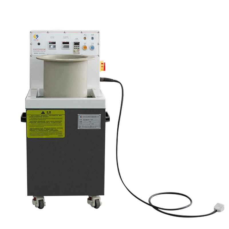 Machine de polissage par ébavurage magnétique de précision SY8080 de qualité laboratoire/en petits lots