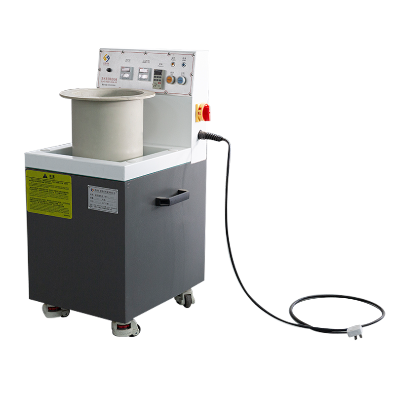 Machine de polissage par ébavurage magnétique de précision SY8080 de qualité laboratoire/en petits lots