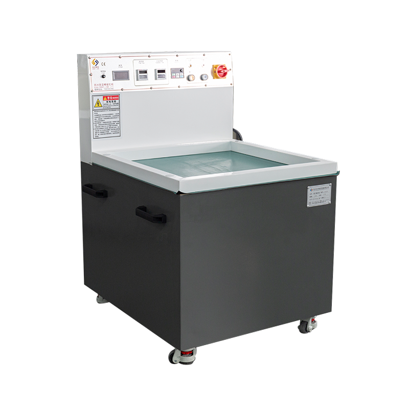 Machine de polissage par ébavurage magnétique de précision robuste/haute capacité SY8180