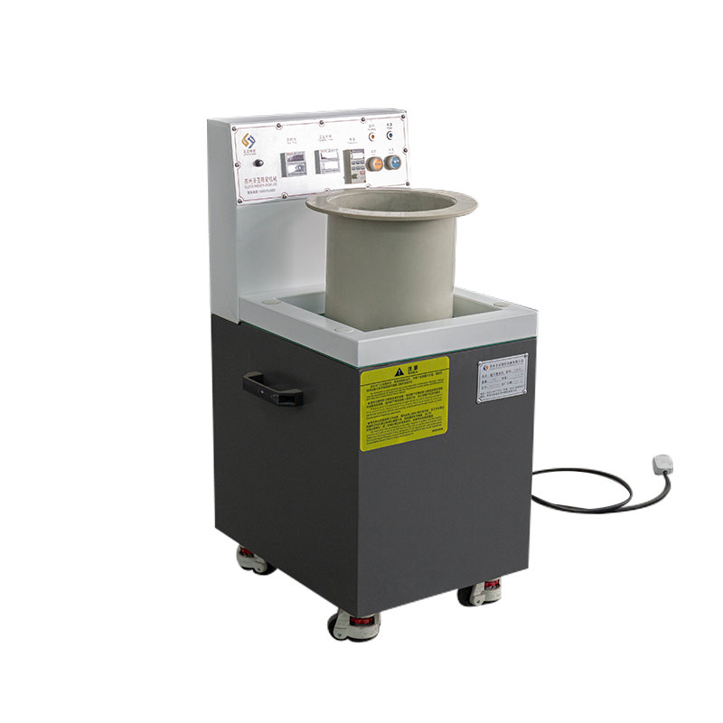 Machine de polissage par ébavurage magnétique de précision SY8080 de qualité laboratoire/en petits lots